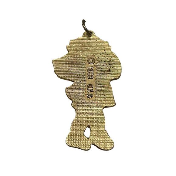 Vintage 1983 Cabbage Patch Kids Enamel Charm – Collectible OAA Accessory - Picture 2 of 4